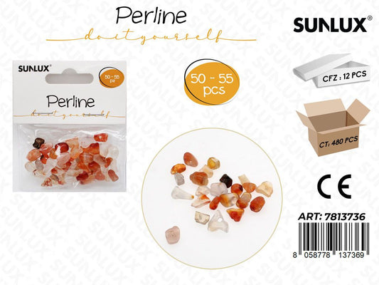 Sunlux Perline Pietra Dec. 50-55PCS