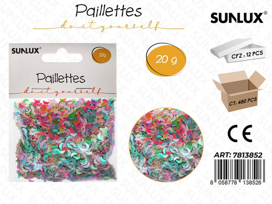 Sunlux Paillettes Luna Col. Ass 20G / Pz da 12