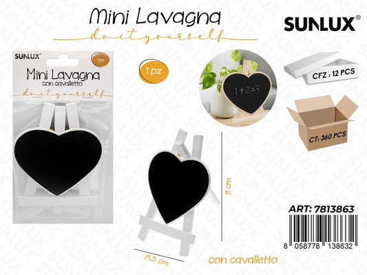 Sunlux Mini Lavagna c/Cavalletto 8.5*11CM