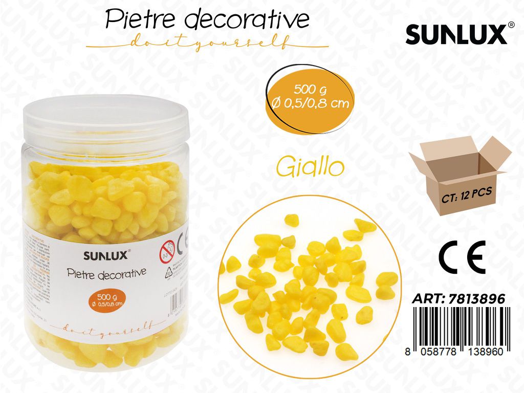 Sunlux Pietre Dec. Giallo 500GR 0.5-0.8CM