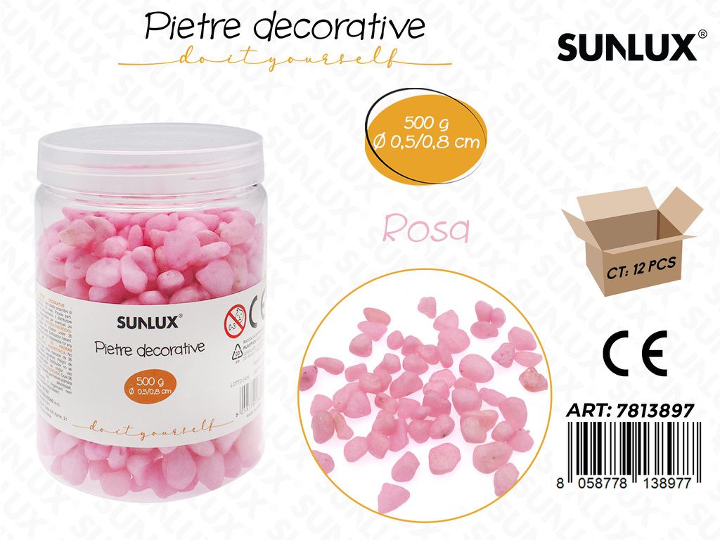 Sunlux Pietre Dec. Rosa 500GR 0.5-0.8CM