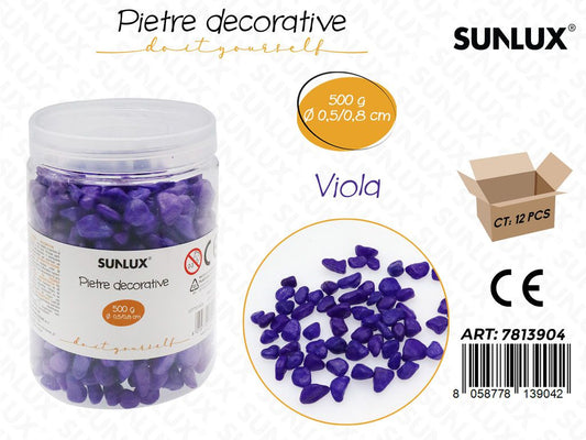 Sunlux Pietre Dec. Viola 500GR 0.5-0.8CM