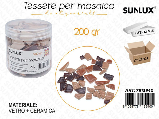 TESSERE MOSAICO CERAMICA 200GR