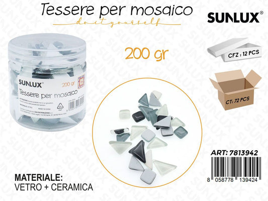 Sunlux Tessere Mosaico Vetro 200GR