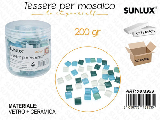 Sunlux Tessere Mosaico Vetro 200GR