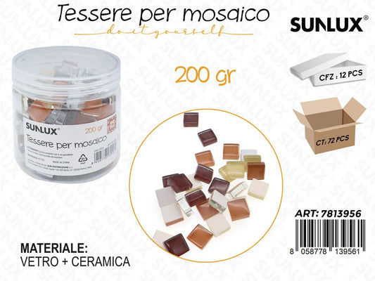 Sunlux Tessere Mosaico Vetro 200GR