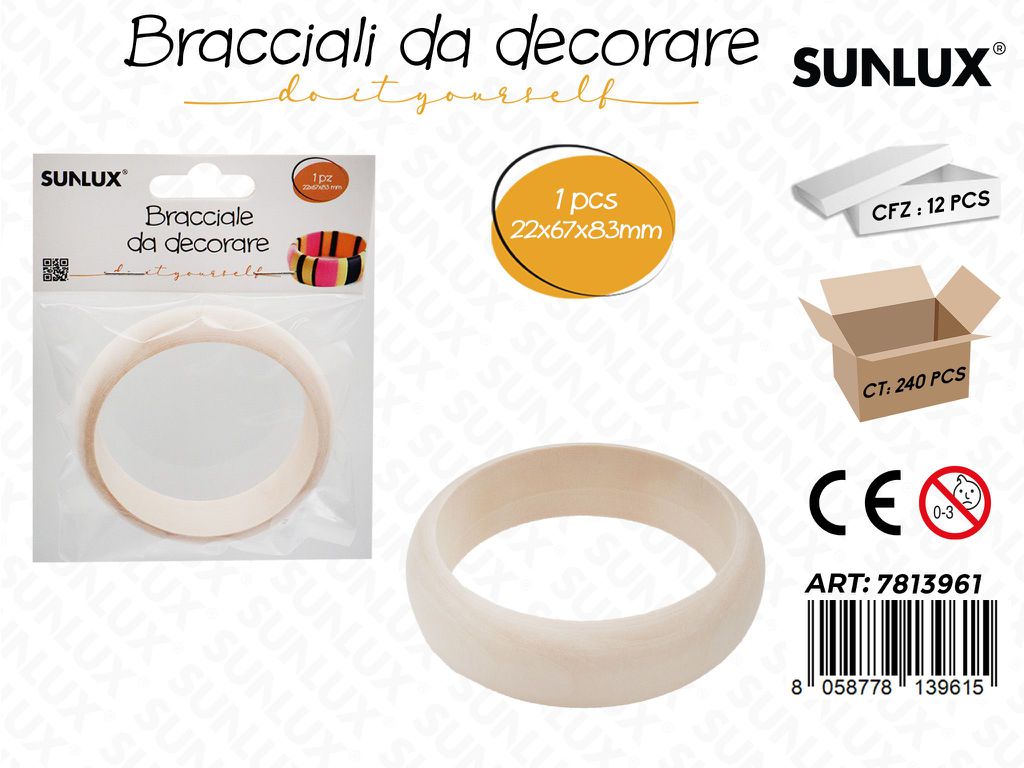 Sunlux Bracciale da Decorare 22*67*83MM