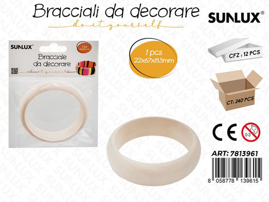 Sunlux Bracciale da Decorare 22*67*83MM