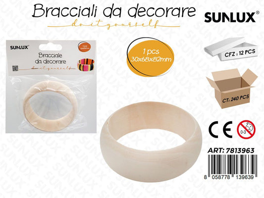 Sunlux Bracciale da Decorare 30*68*82MM
