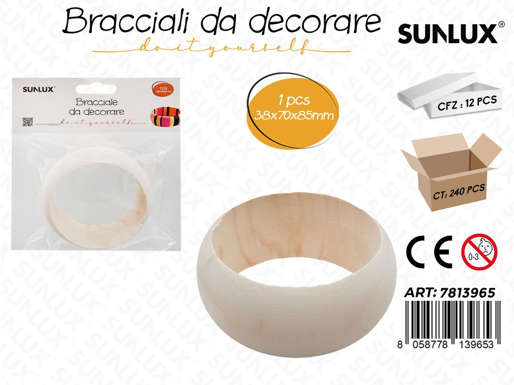 Sunlux Bracciale da Decorare 38*70*85MM