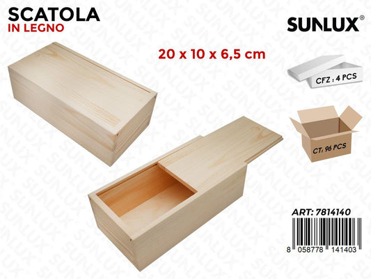 Sunlux Scatola Legno 20*10*6.5CM