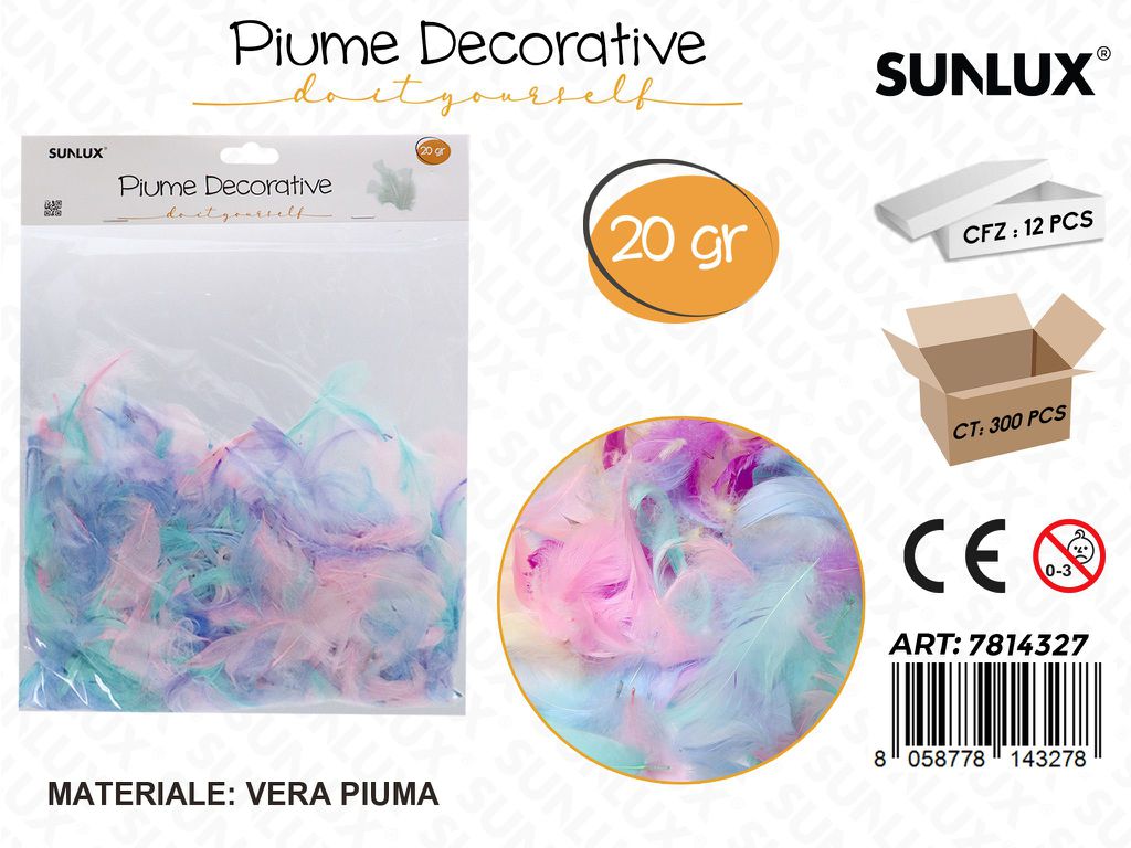 Sunlux Piume Decorative 20GR. Ass.