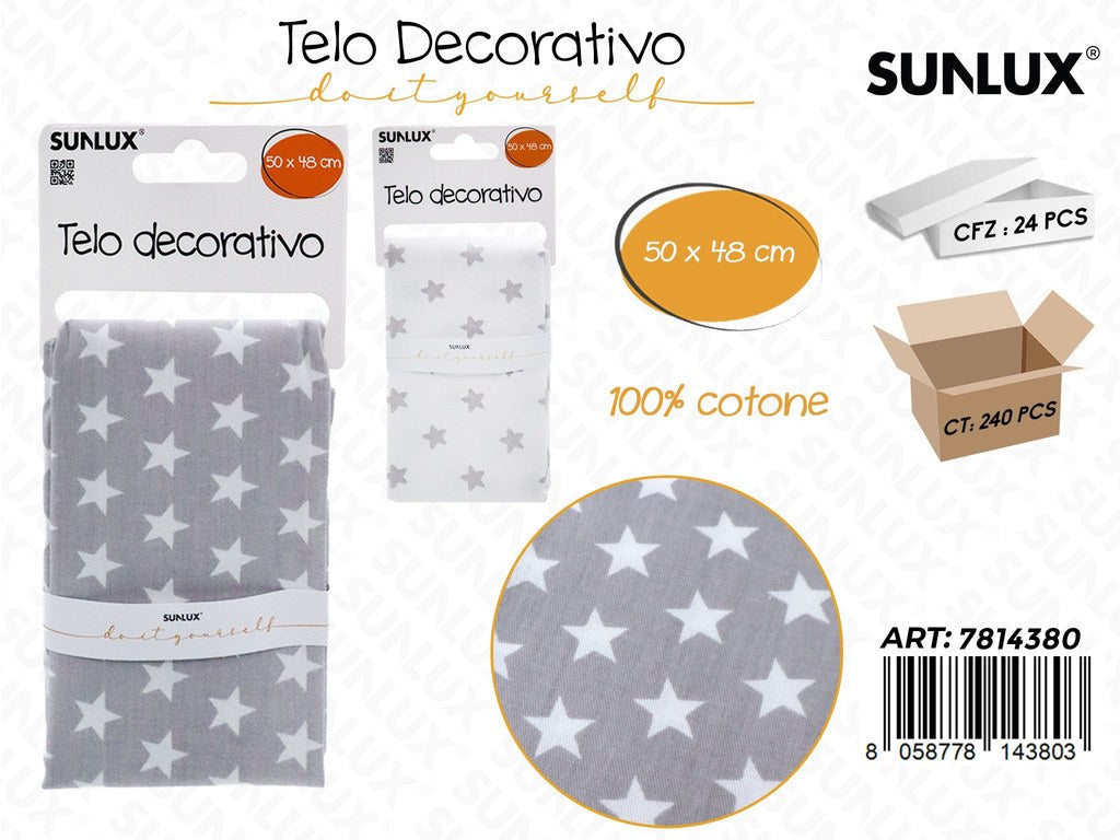 Sunlux Telo Dec. Cotone 50*48 Ass.