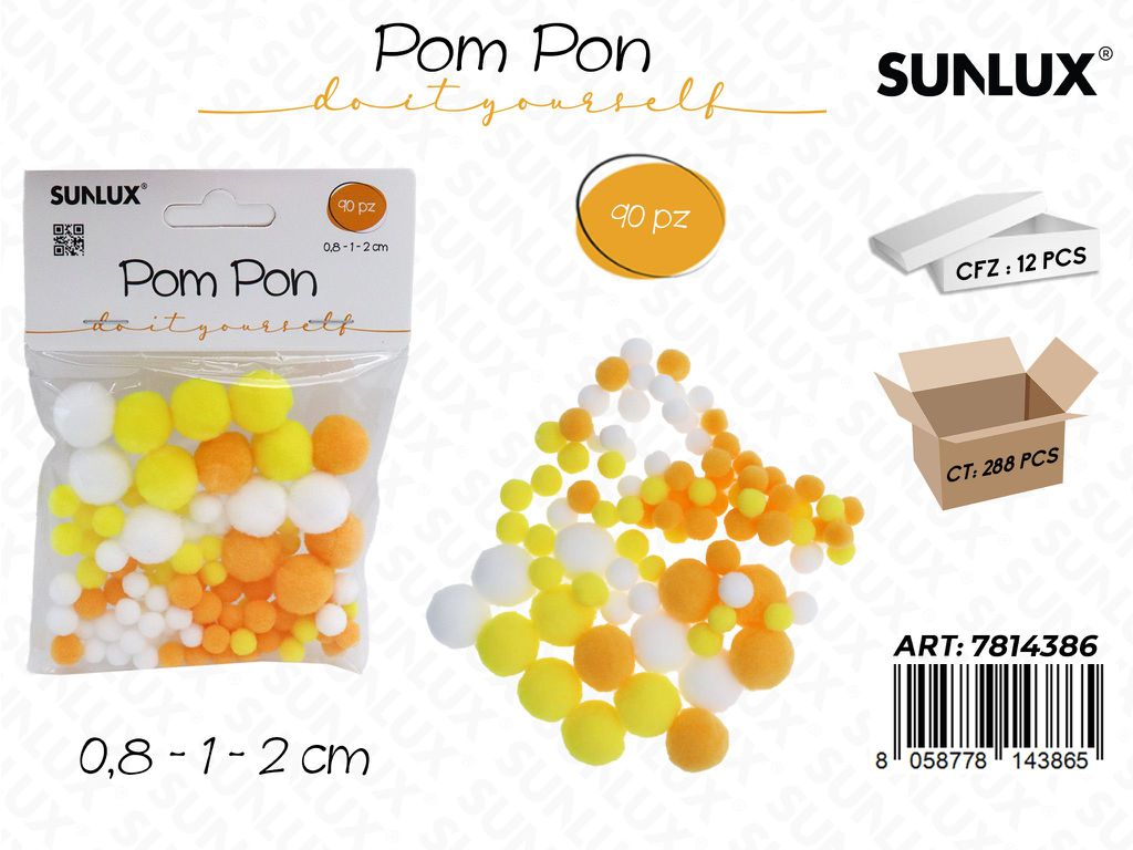 POM PON 90PCS ASS.