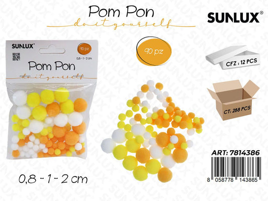 POM PON 90PCS ASS.