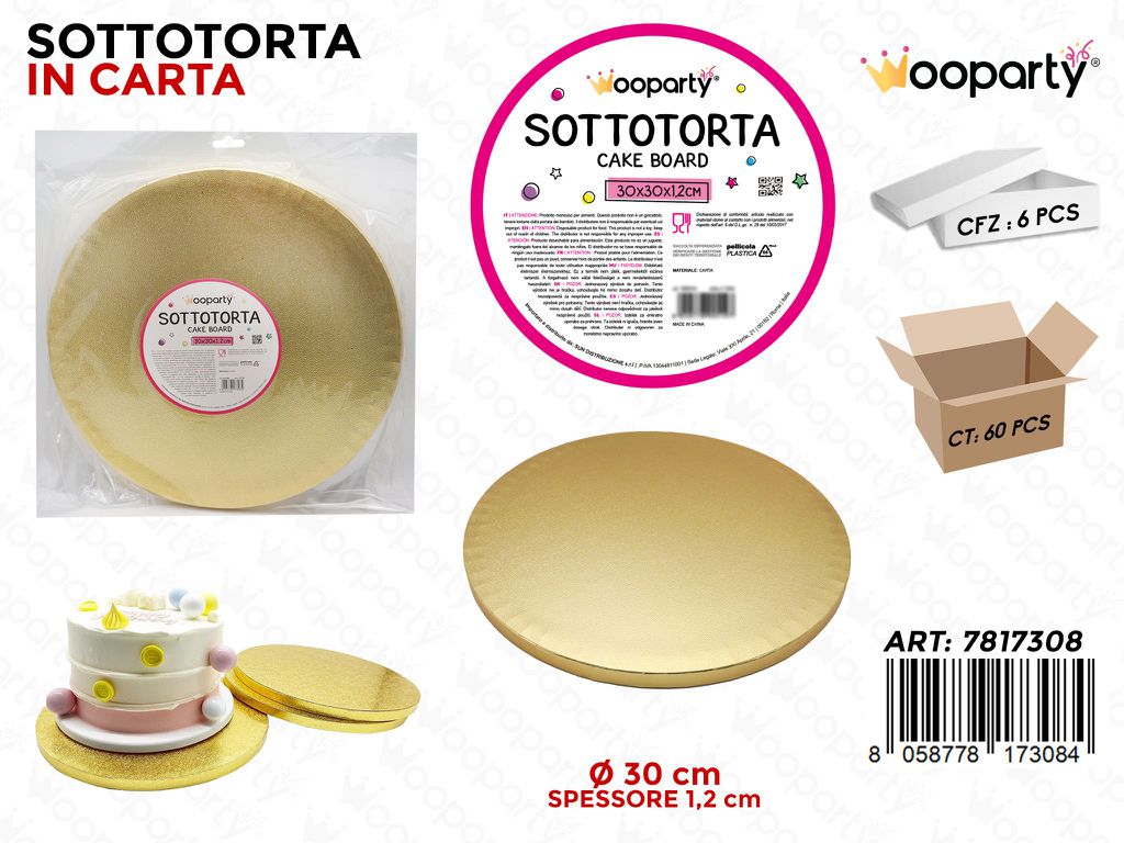Wooparty Sottotorta D.30*1.2CM