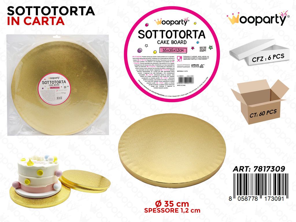 Wooparty Sottotorta D.35*1.2CM