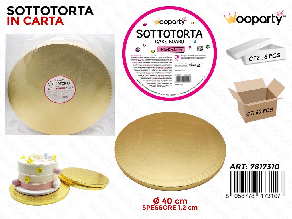 SOTTOTORTA D.40*1.2CM