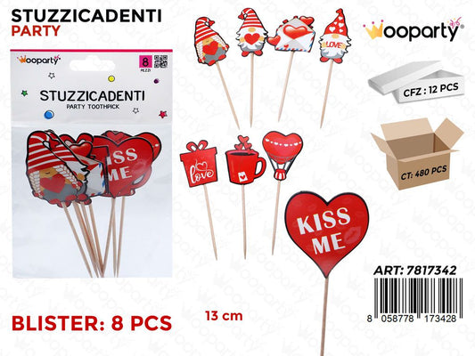 STUZZICADENTI PARTY 8PCS 13CM