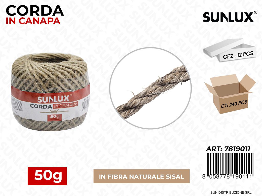 Corda in Canapa 50G