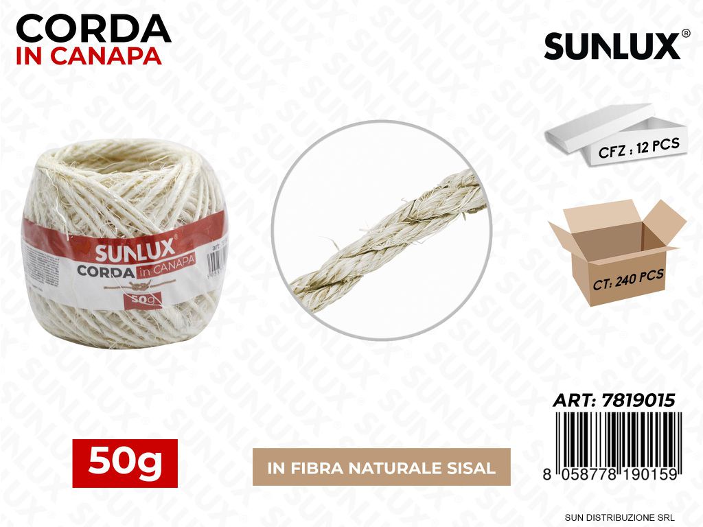 Corda in Canapa 50G