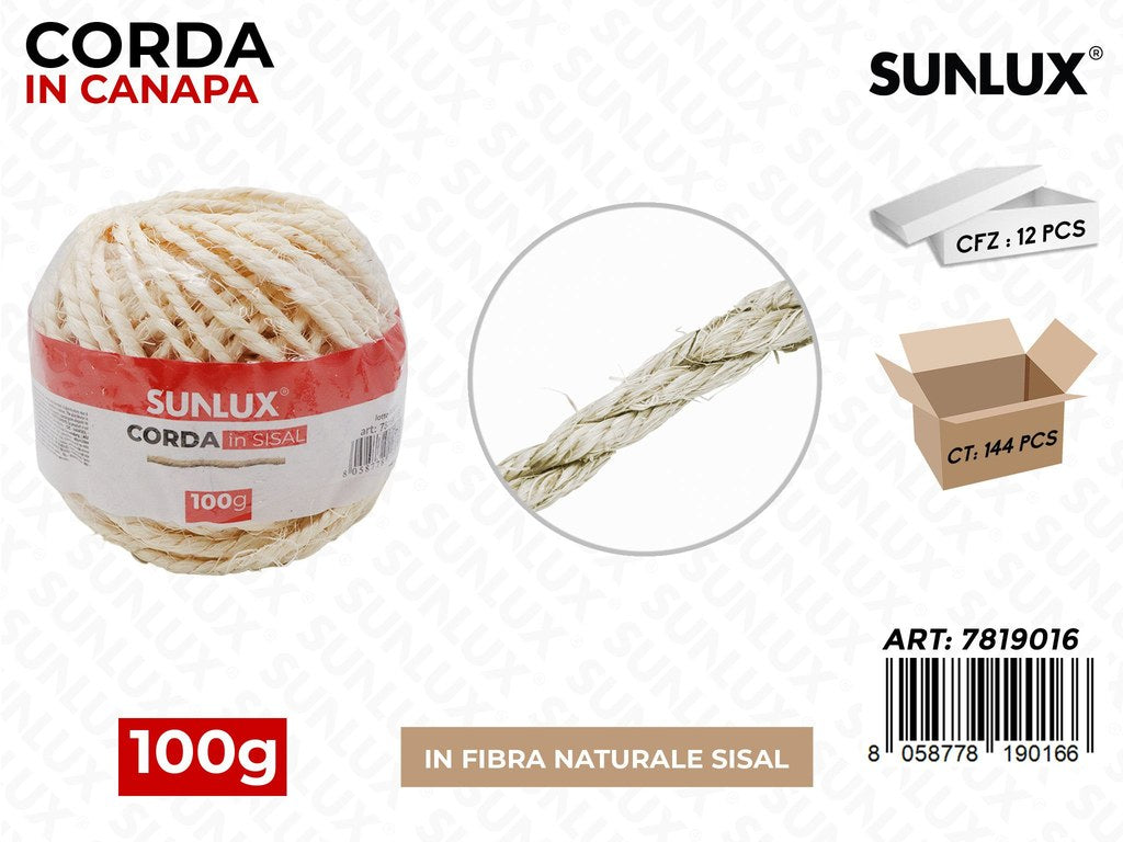 Corda in Canapa 100G