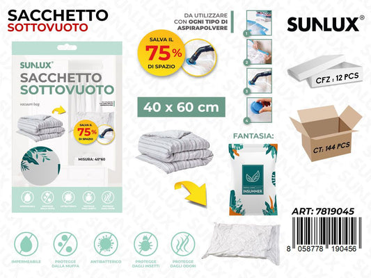 Sunlux Sacco Sottovuoto 40*60CM