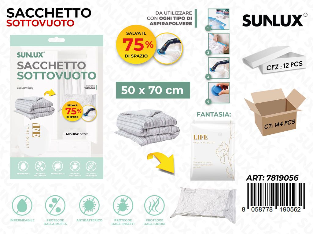 Sunlux Sacco Sottovuoto 50*70CM