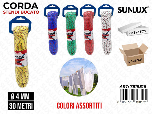 Corda Stendi Bucato in Nylon 4MM*30MT