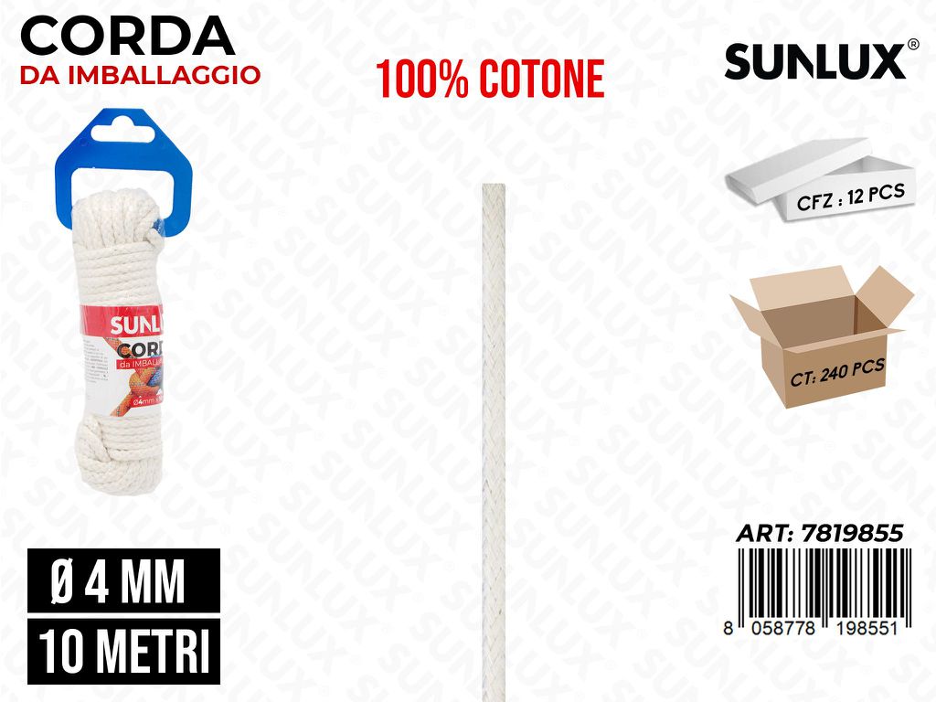 Corda da Imballaggio in Cotone 4MM*10M