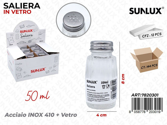 Sunlux Esp. Saliera in Vetro 50ML 4*8CM