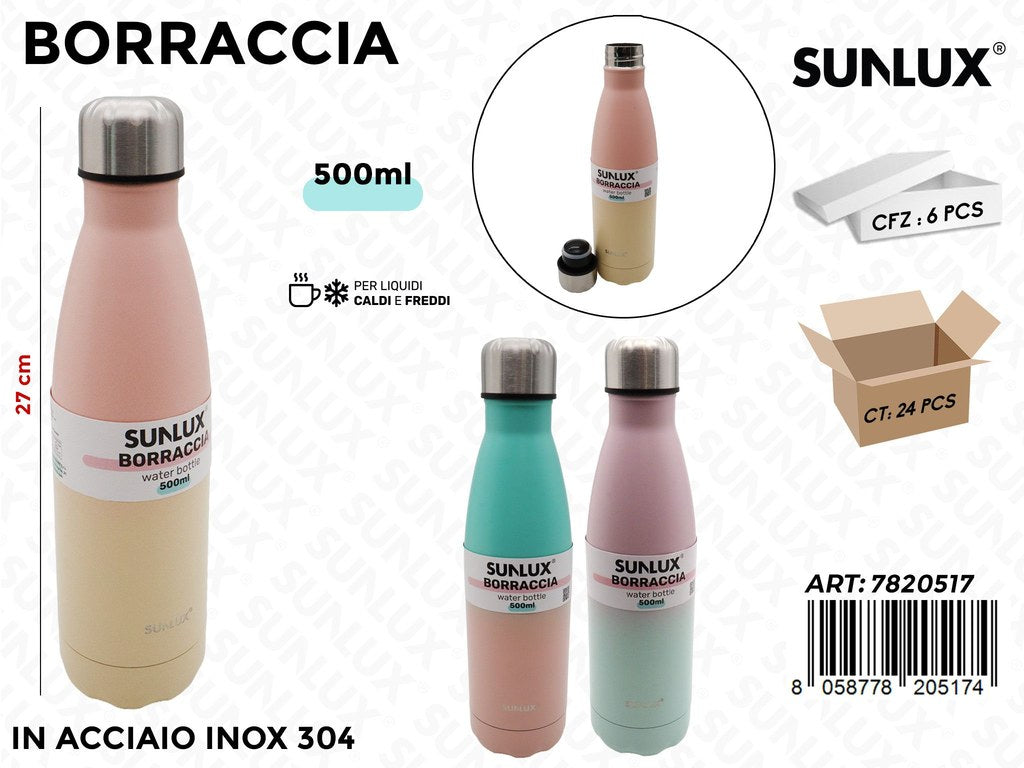 Sunlux Borraccia Acc. 304 Ass. 500ML 27CM