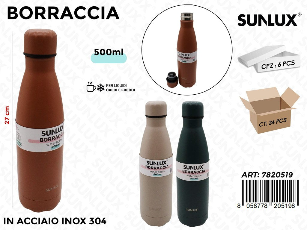 Sunlux Borraccia Acc. 304 Ass. 500ML 27CM