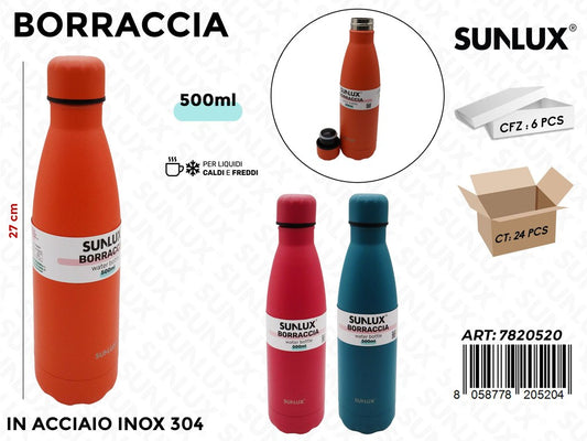 Sunlux Borraccia Acc. 304 Ass. 500ML 27CM
