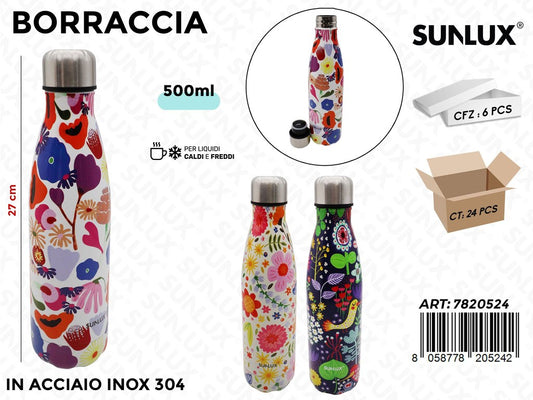 Sunlux Borraccia Acc. 304 Ass. 500ML 27CM