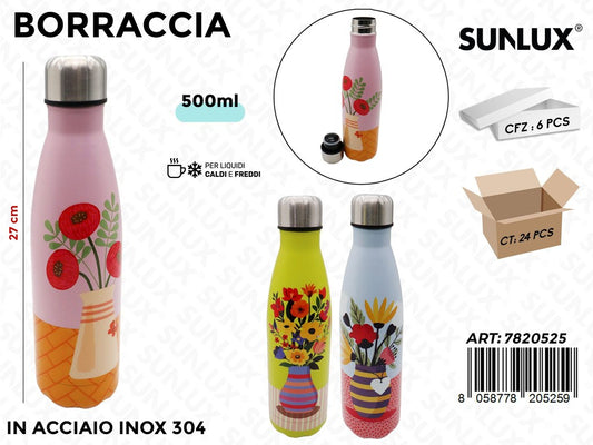 Sunlux Borraccia Acc. 304 Ass. 500ML 27CM
