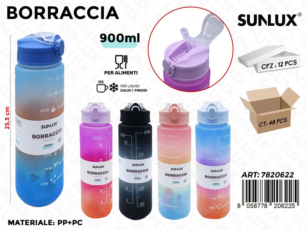 Sunlux Borraccia Ass. 900ML 25.5CM
