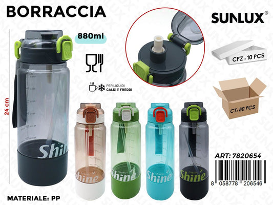 Sunlux Borraccia in Pp Ass. 880ML 24CM