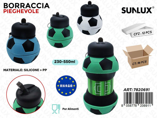 Sunlux Borraccia Pieghevole Ass. 230-500ML