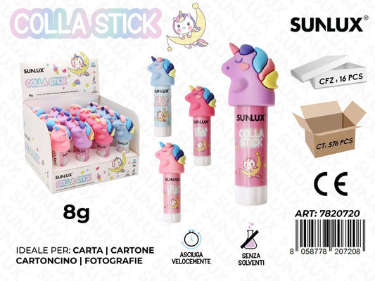 Colla Stick Unicorn 8Gr. Ass.