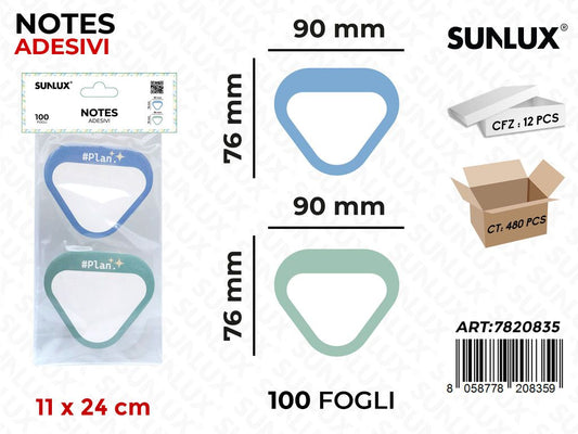 NOTES ADV 100F 11*24CM ASS.