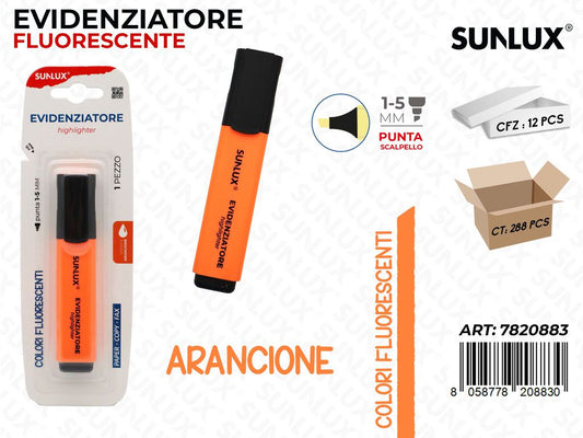 EVIDENZIATORE FLUO ARANCIONE 1-5MM