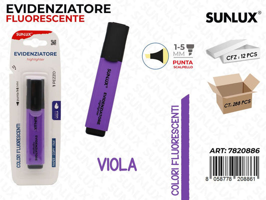 EVIDENZIATORE FLUO VIOLA 1-5MM