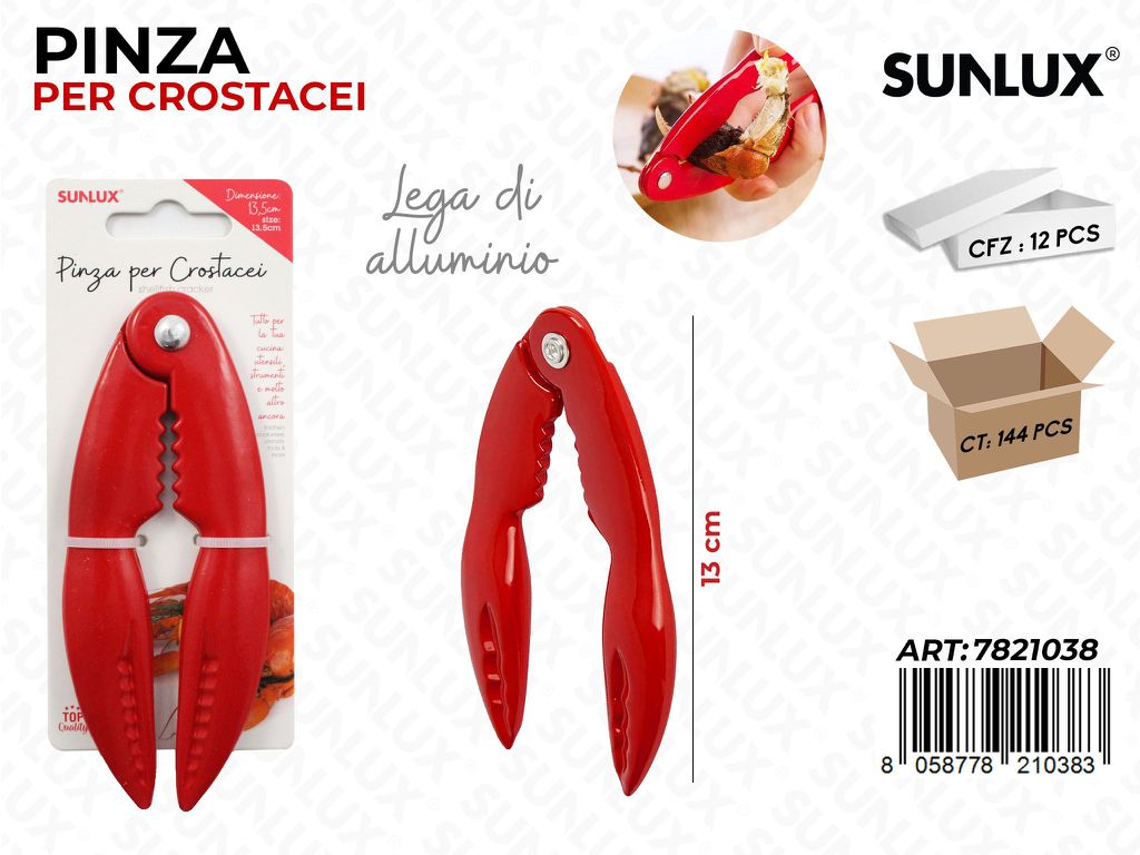 Sunlux Pinza per Crostacei Lega Allum. 13CM