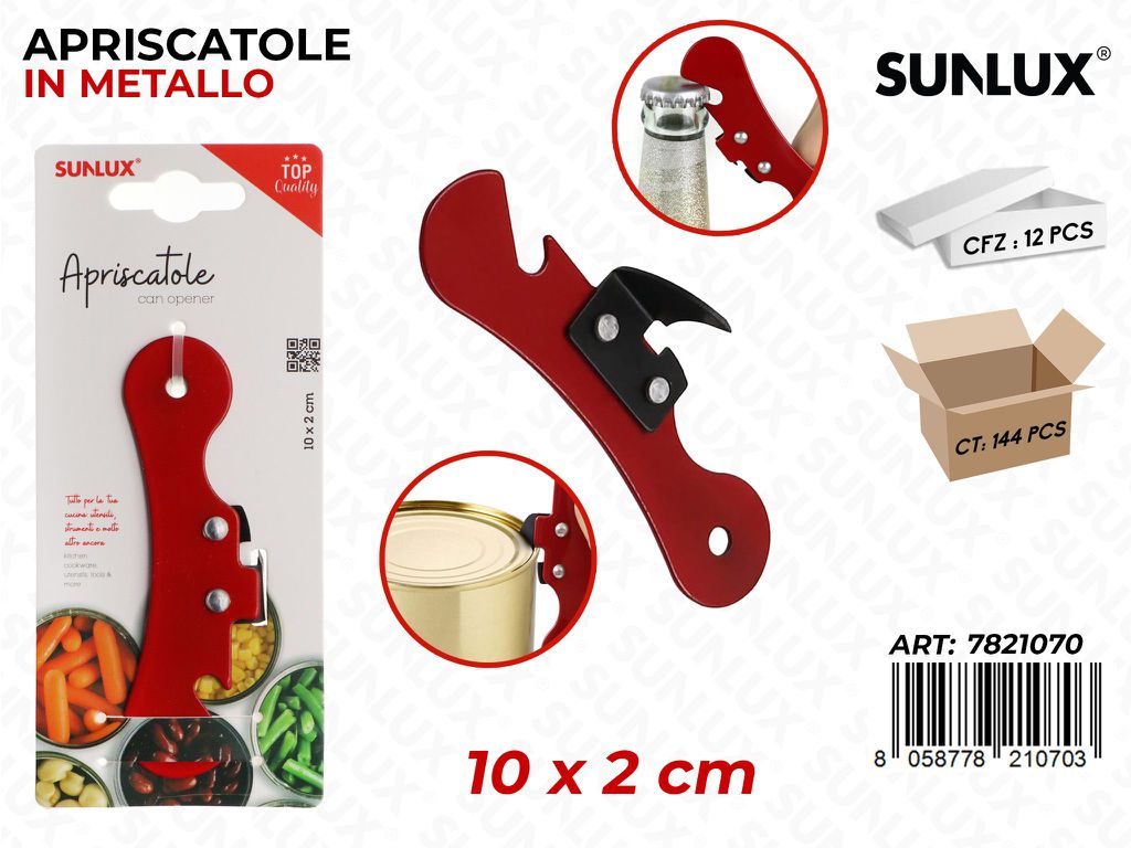 Sunlux Apriscatole in Metallo 10*2CM