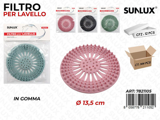 Filtro per Lavello in Gomma Ass. D.13.5CM