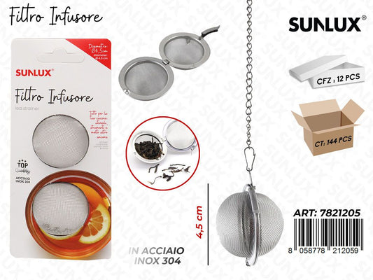 Filtro per Infusione in Acciaio 304 4.5CM