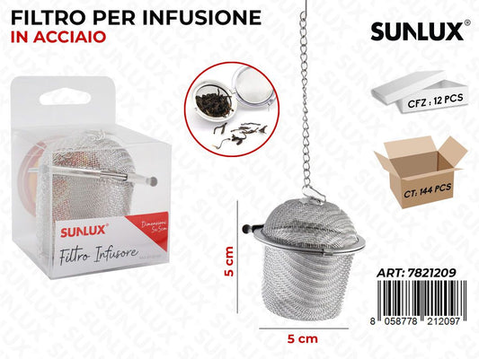 Filtro Infusore in Acciaio 5*5CM
