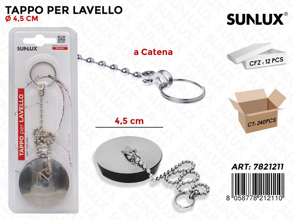 Tappo per Lavello a Catena D.4.5CM