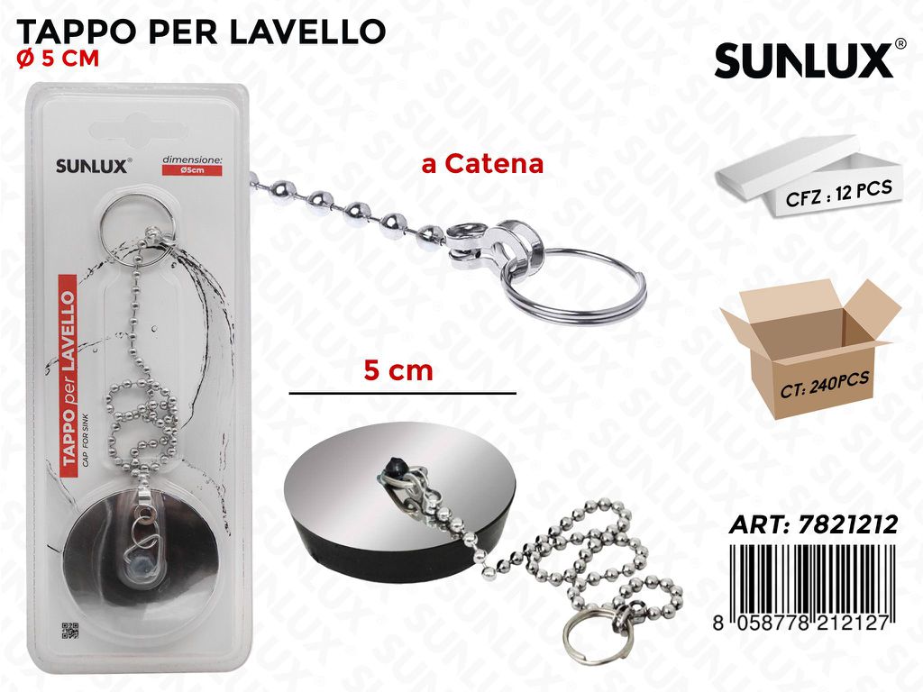 Tappo per Lavello a Catena D.5CM